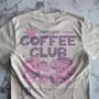 Coffee Club, Unisex Graphic T Shirt, thumbnail 7 of 11