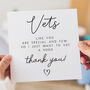 Vet Thank You Card, thumbnail 1 of 2