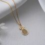 Sterling Silver Pineapple Necklace, thumbnail 10 of 10