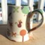 Tankard Mug In Secret Woodland Animals Patchwork Design, thumbnail 2 of 8