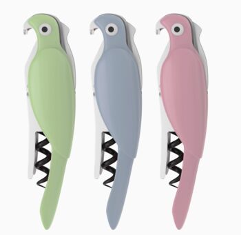 Corkatoo Three In One Bottle Opener Corkscrew, 6 of 7