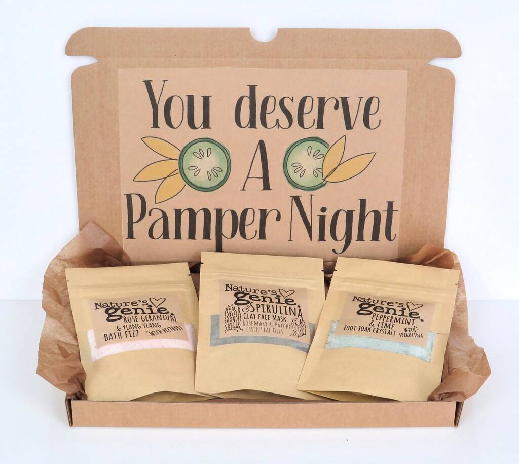Pamper Night Self Care Spa Bath Gift Box, 1 of 4