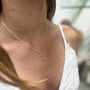 Silver Outline Heart Necklace, thumbnail 1 of 4
