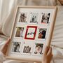 Playing Card Photo Collage Print, Valentines, Anniversary Gift, thumbnail 1 of 8