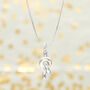 Sterling Silver Lucky Knot Necklace, thumbnail 1 of 2