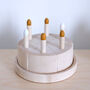 Wooden Birthday Cake In Custom Colour Choice, thumbnail 6 of 9