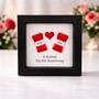 Personalised 12th Silk Anniversary Silk Ribbon Frame Gift, thumbnail 3 of 11