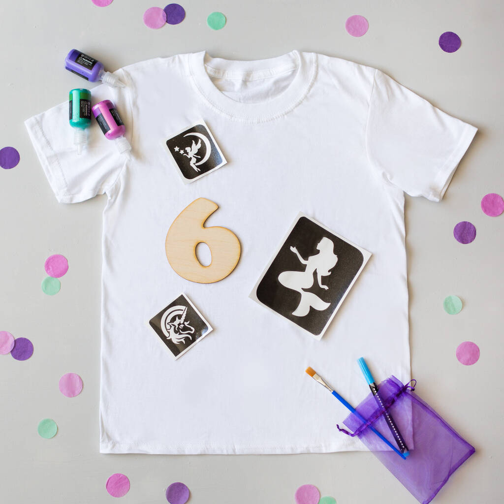Personalised Children's Magical T Shirt Painting Kit, 1 of 8
