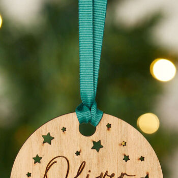 Personalised Mr And Mrs Christmas Hanging Decoration, 2 of 4