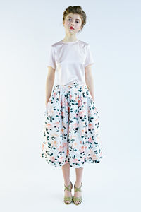 sybil super full pleated skirt by mrs pomeranz | notonthehighstreet.com