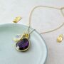 Mother And Child Semi Precious Birthstone Necklace, thumbnail 5 of 10