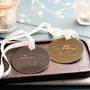 Personalised Mr And Mrs Polar Bear Disc Decoration, thumbnail 3 of 3