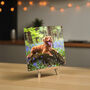 Personalised Ceramic Tile With Pine Wood Easel, thumbnail 3 of 3