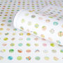 Map Dots Luxury Heavyweight Wrapping Paper, thumbnail 2 of 6