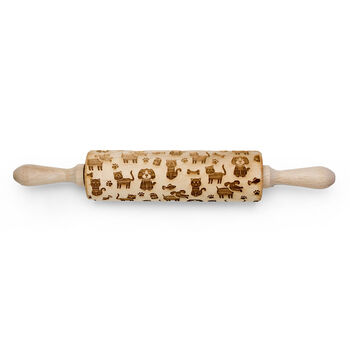 Cats And Dogs Embossing Rolling Pin, 2 of 4