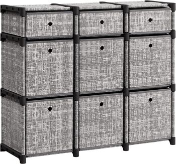 Nine Storage Boxes Unit Drawer Organiser, 5 of 7