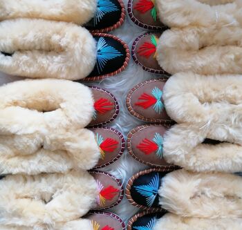 Lucky Dip Sheepskin Moccasins Slippers, 8 of 11