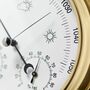 Solid Brass Barometer Hygrometer Thermometer, thumbnail 8 of 10