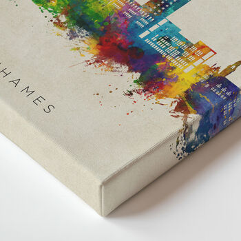 Kingston Upon Thames Skyline Cityscape Art Print, 11 of 12