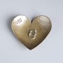 8th Anniversary Gift Bronze Heart Dish. Choice Of Design, thumbnail 4 of 7