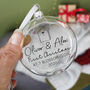 First Christmas New Home Glass Bauble, thumbnail 9 of 9