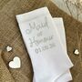 Personalised Bridesmaid/Maid Of Honour Wedding Socks, thumbnail 4 of 4