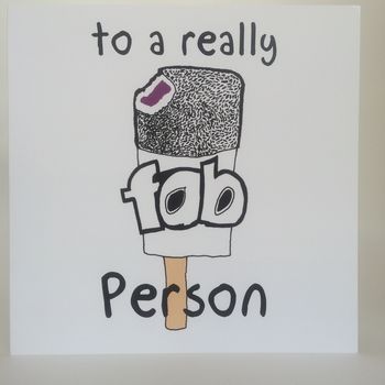 'Fab Person' Card, 3 of 5