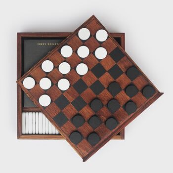 'Games Night' Wooden Travel Games Set, 3 of 4