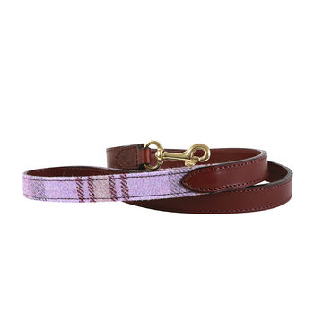 Shetland Wool Leather Dog Collar, 4 of 5