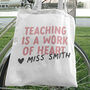 Personalised Teacher Tote Bag Thank You Gift, thumbnail 1 of 5