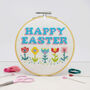 'Happy Easter' Cross Stitch Craft Kit, thumbnail 2 of 2