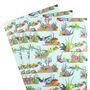 Under The Sea Dinosaur Wrapping Paper, thumbnail 4 of 5