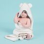 Personalised Ivory Hooded Towel, thumbnail 1 of 6