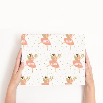 Personalised Ballerina Wrapping Paper, 3 of 4