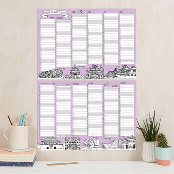 2025 Whole Year Wall Planner, 3 of 5