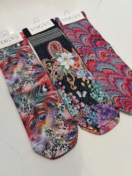 Pink Jungle Glitter Socks Set Of Three, 11 of 11