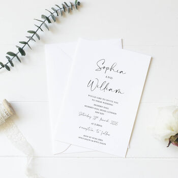 This Is Love Wedding Invitations Pack Of 10, 2 of 3