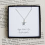 Personalised Silver Plated Star Necklace, thumbnail 3 of 3