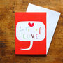 Mini Bubble Lots Of Love Card, thumbnail 4 of 5