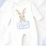 Personalised Easter Bunny Baby Vest, thumbnail 2 of 3