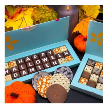Halloween Spooky Mosaic Chocolate Gift Box, 2 of 5