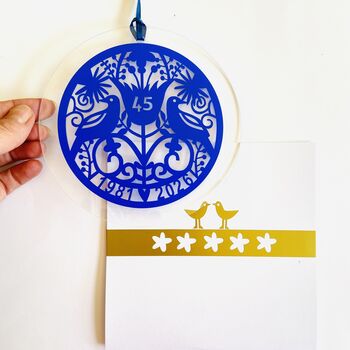45th Sapphire Anniversary Decoration, 2 of 11