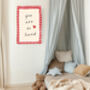'You Are Loved' Nursery Quote Art Print, thumbnail 2 of 4