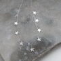 Sterling Silver Multi Star Necklace, thumbnail 1 of 9