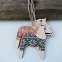 Personalised Wooden Ponies In Jumpers, thumbnail 2 of 2