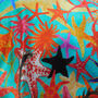 Asterozoa Starfish Print Silk Scarf, thumbnail 4 of 6