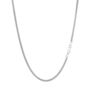925 Silver Miami Cuban Chain Necklace 3mm Thin Chain, thumbnail 3 of 12
