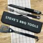Personalised BBQ Tools Shadow Tool Set, thumbnail 1 of 3