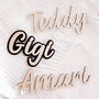 Personalised Layered Wooden Name Sign, thumbnail 1 of 4