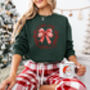 Candy Cane Christmas Club Sweatshirt, thumbnail 7 of 11